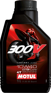 Синтетическое масло Motul 10w40 300v 1л